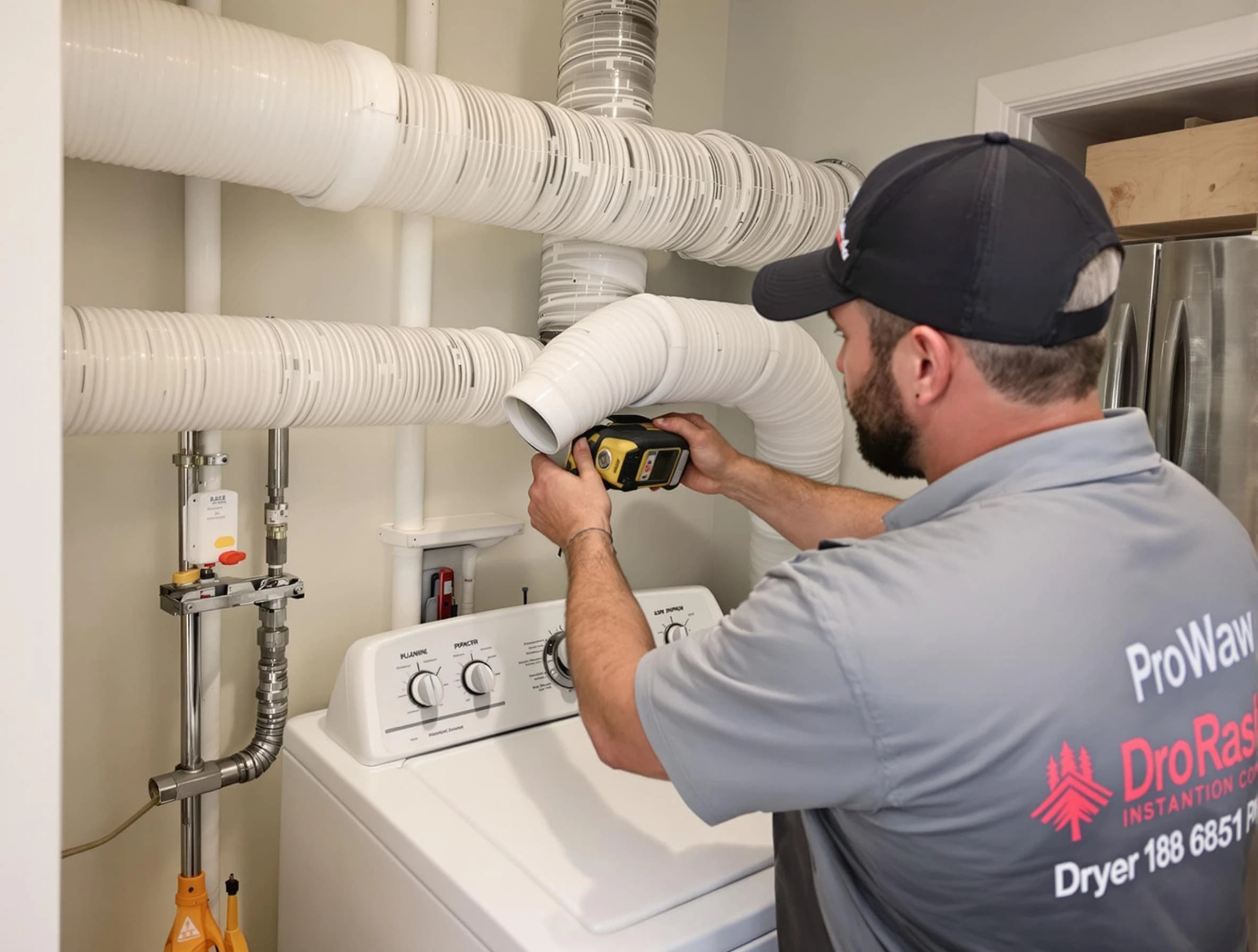 Professional dryer vent hose installation by Kennedy Dryer Vent Cleaning in Kennedy
