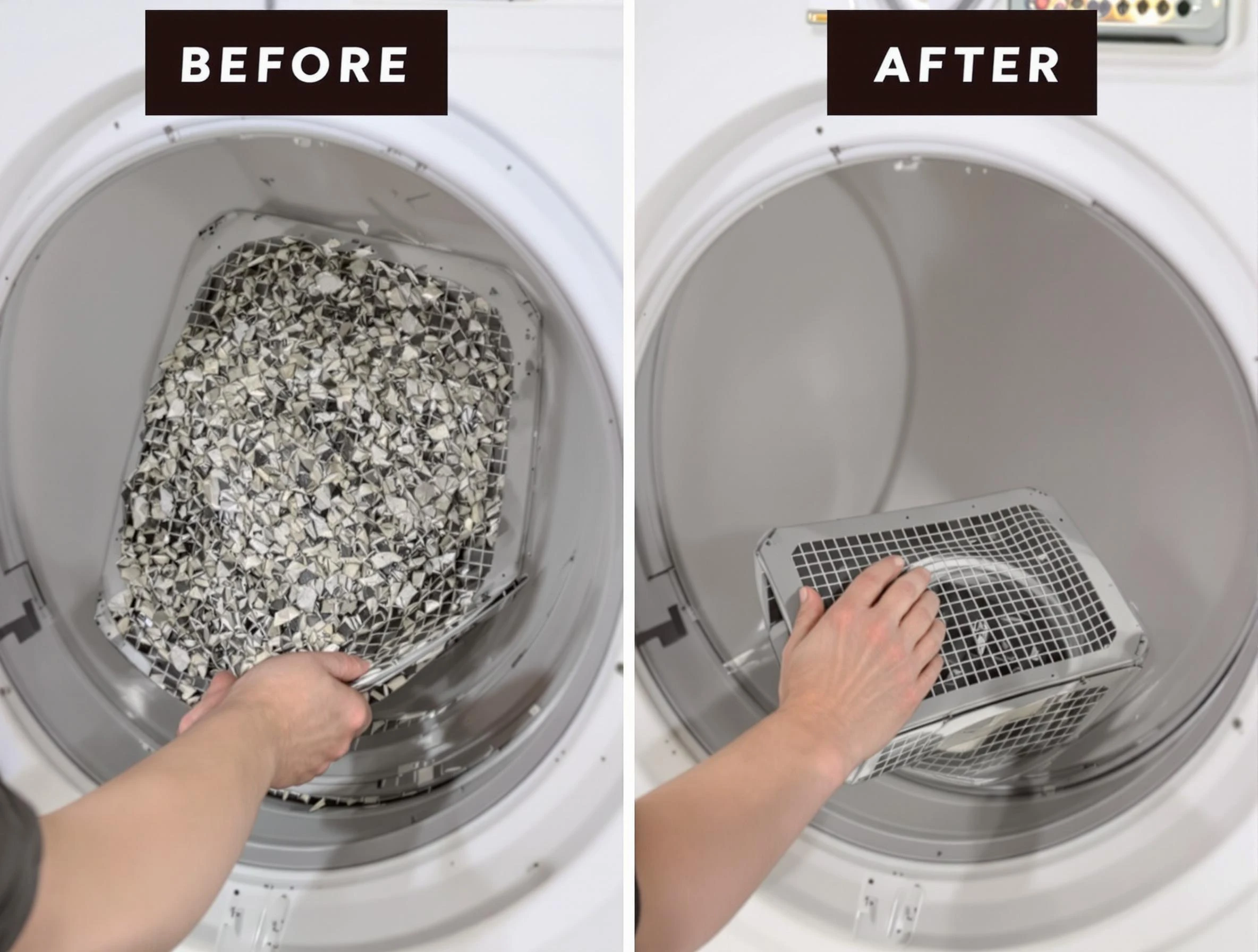 Professional lint trap cleaning by Kennedy Dryer Vent Cleaning in Kennedy