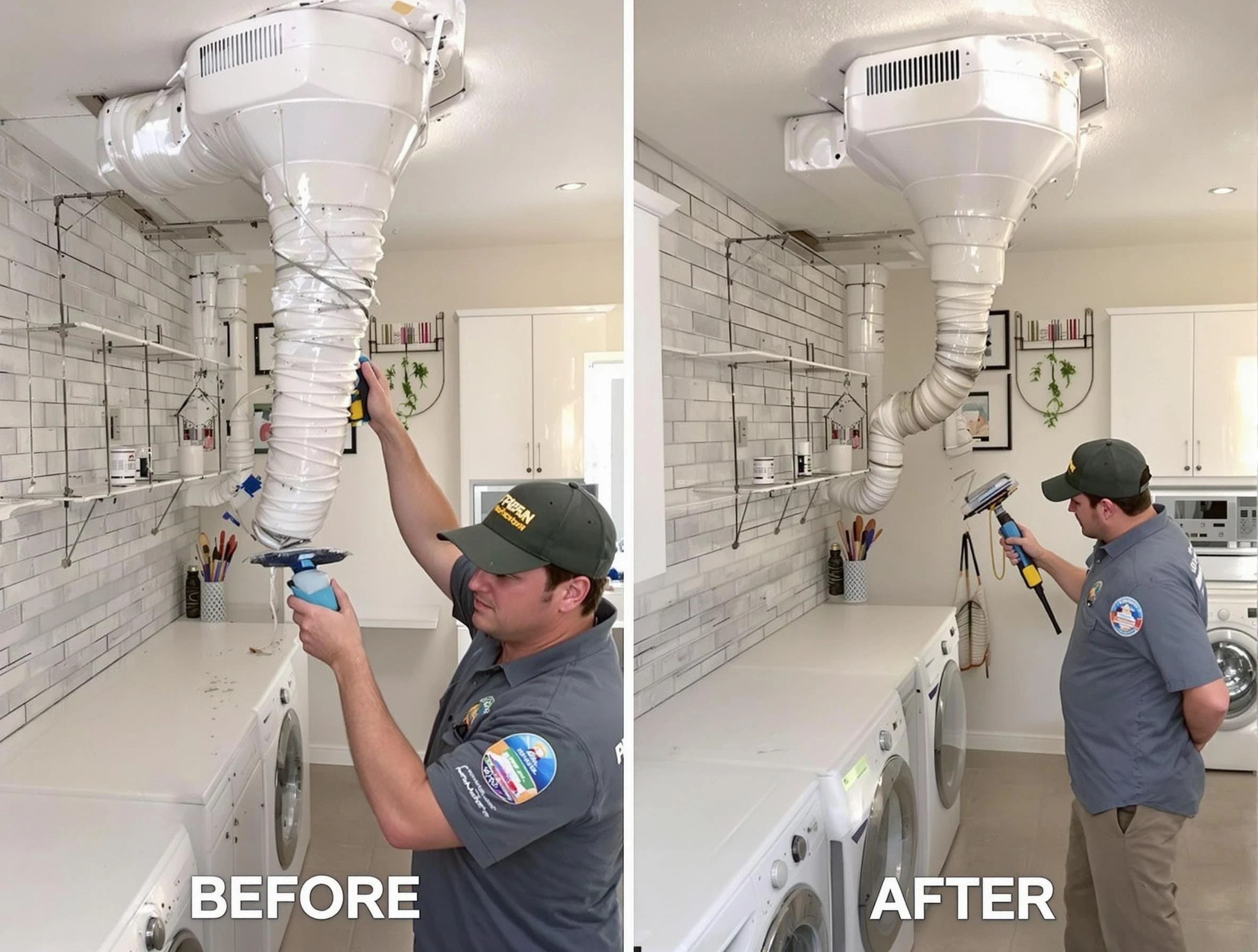 Professional dryer exhaust vent cleaning by Kennedy Dryer Vent Cleaning in Kennedy