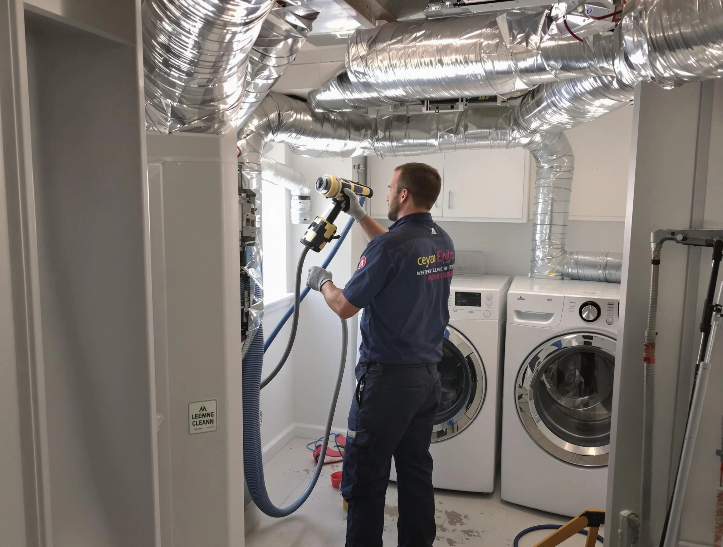 Kennedy Dryer Vent Cleaning specialist using advanced equipment for thorough duct cleaning in Kennedy